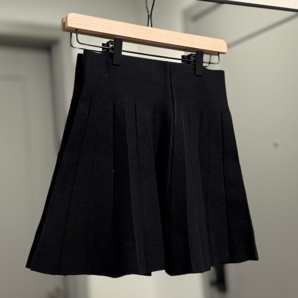 SHEIN EZwear Women's Sweater Pleated Skirt | SHEIN Malaysia S Black